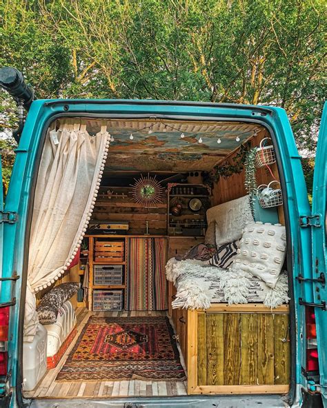 Boho camper vans - They wanted to honor their dad by naming the van “Alligator”. Alligator is a funky and bright version of Boho’s Tall model - with blue tones emanating throughout the build. Custom fabrics and textures include natural elements, including cranes, moons and sea glass. The van is outfitted with 300 watts of roof-mounted solar, which feeds a ...